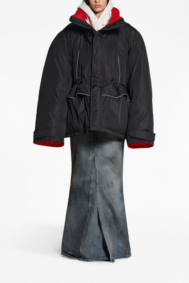 Balenciaga Coats Black-Balenciaga-1-Urbanheer