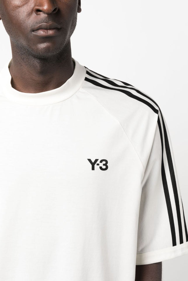 Y-3 T-shirts and Polos White-Y-3-Urbanheer