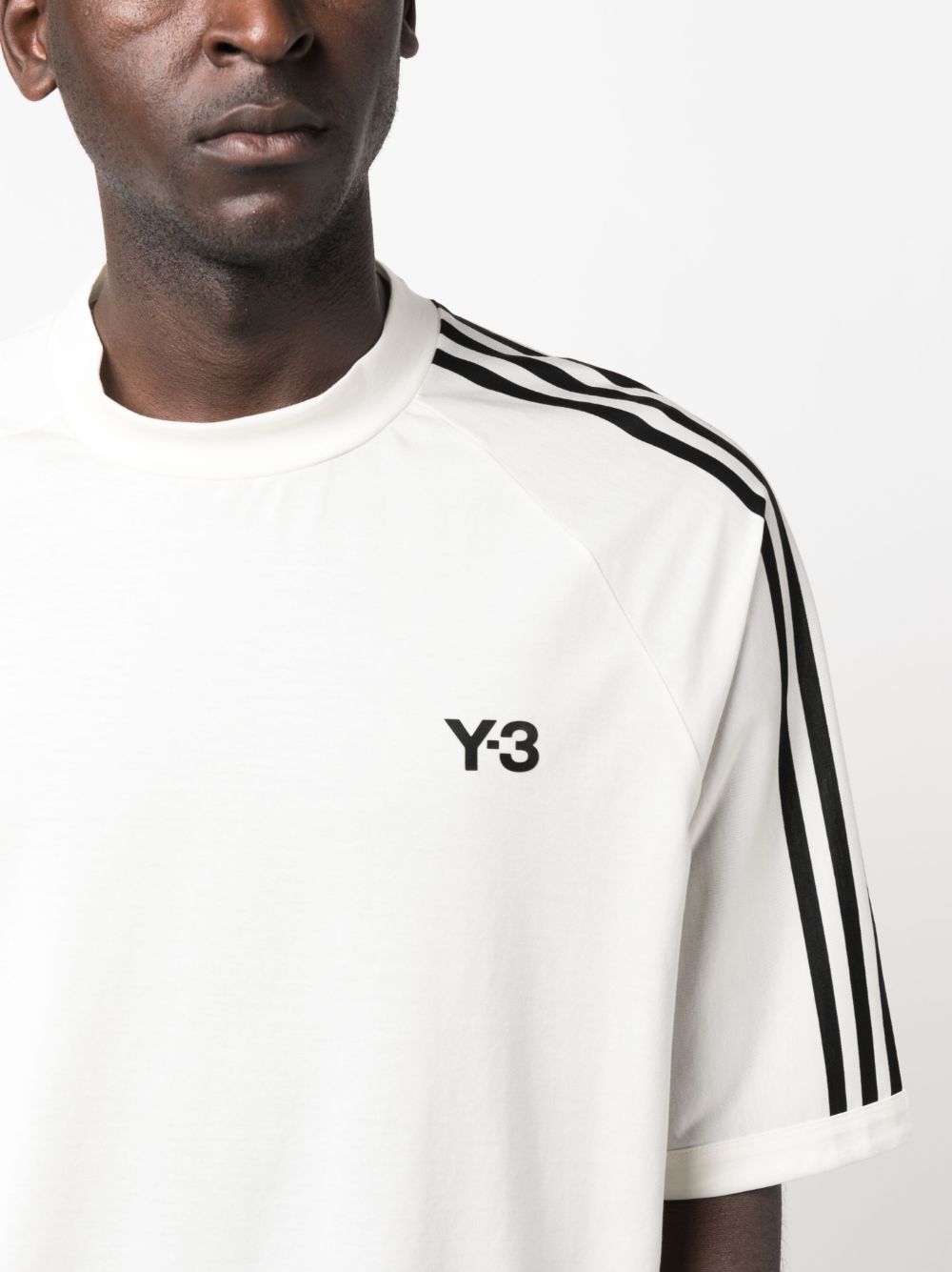 Y-3 T-shirts and Polos White-Y-3-Urbanheer