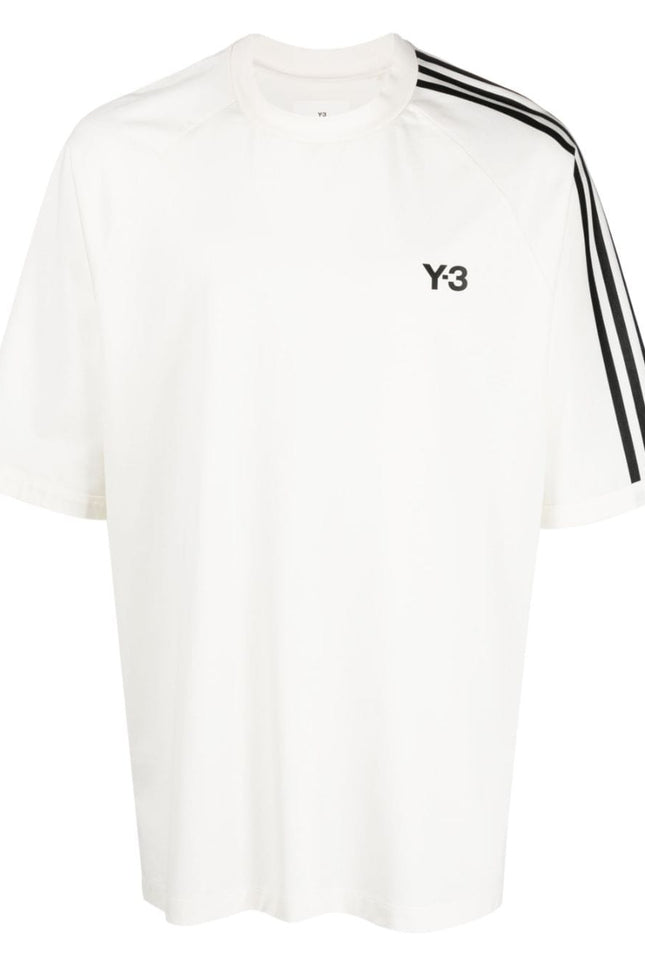 Y-3 T-shirts and Polos White-Y-3-Urbanheer