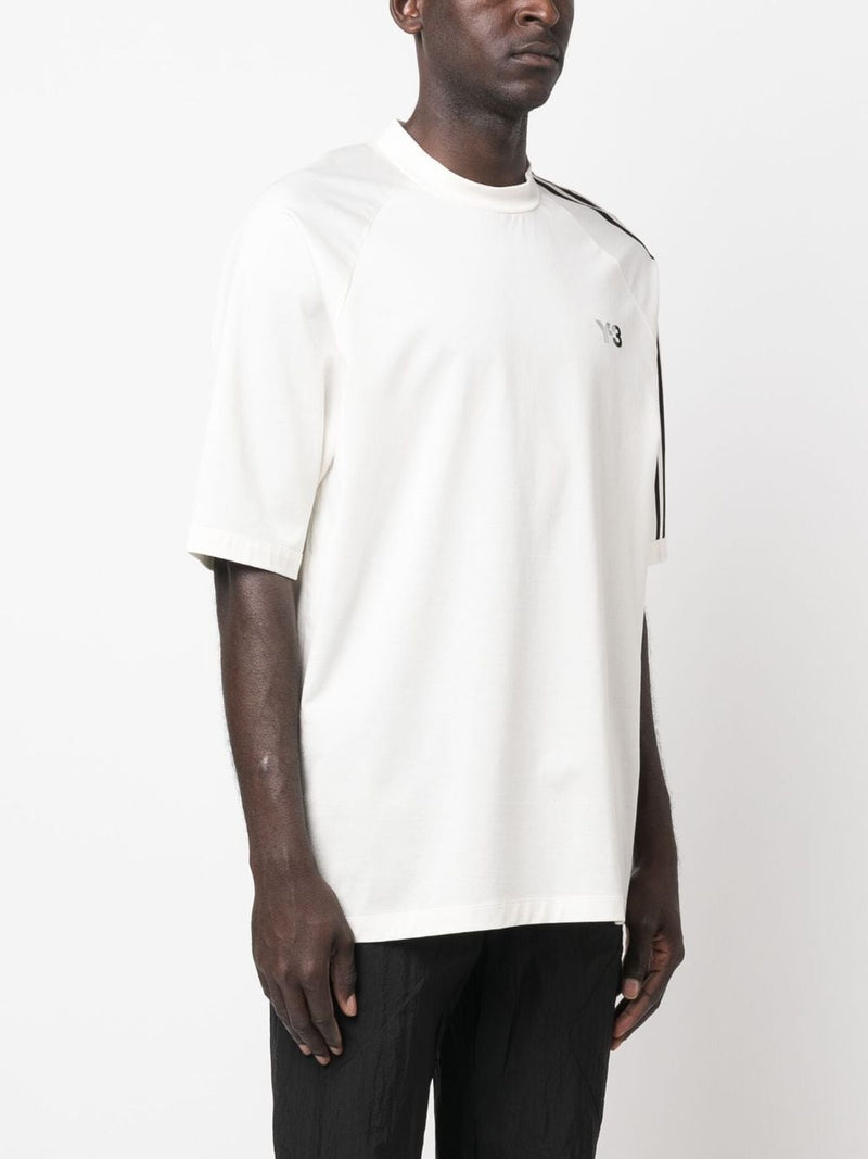 Y-3 T-shirts and Polos White-Y-3-Urbanheer