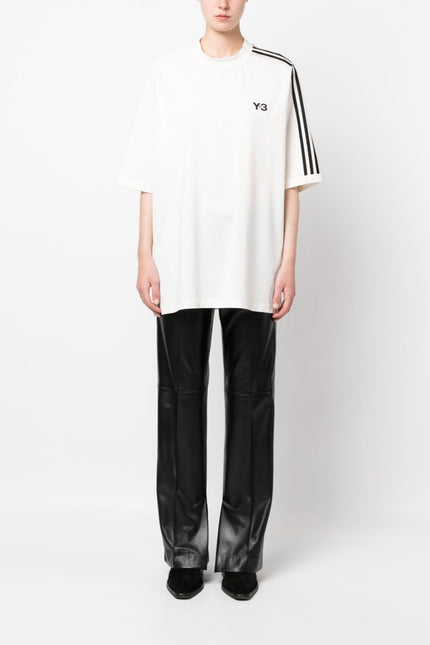 Y-3 T-shirts and Polos White-Y-3-Urbanheer