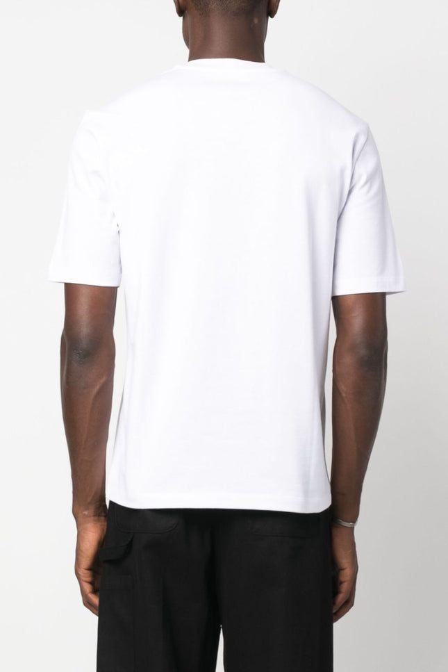 Ferragamo T-shirts and Polos White-Ferragamo-Urbanheer