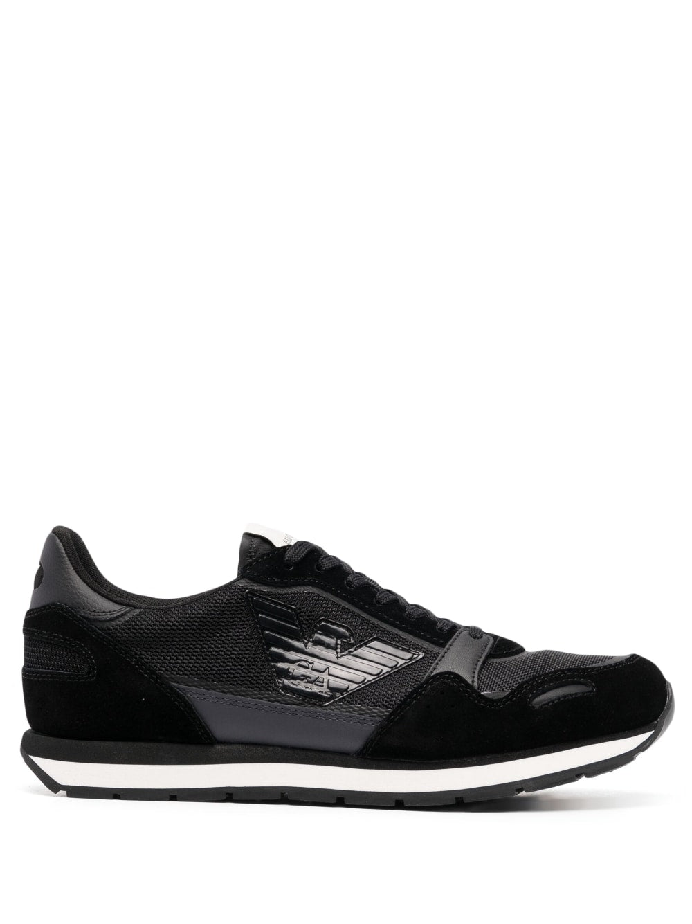 Armani sale sneakers black