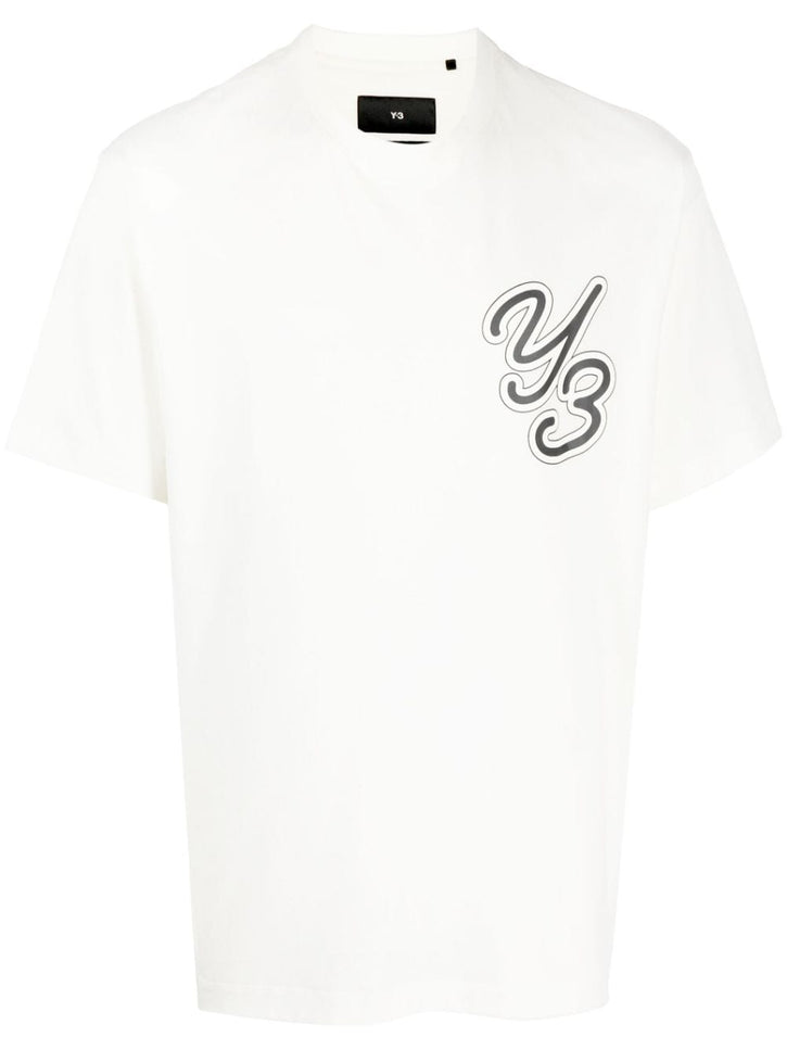 Y-3 T-shirts and Polos White-Y-3-S-Urbanheer