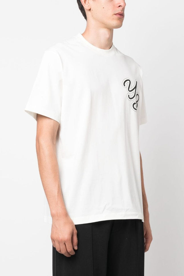 Y-3 T-shirts and Polos White-Y-3-S-Urbanheer