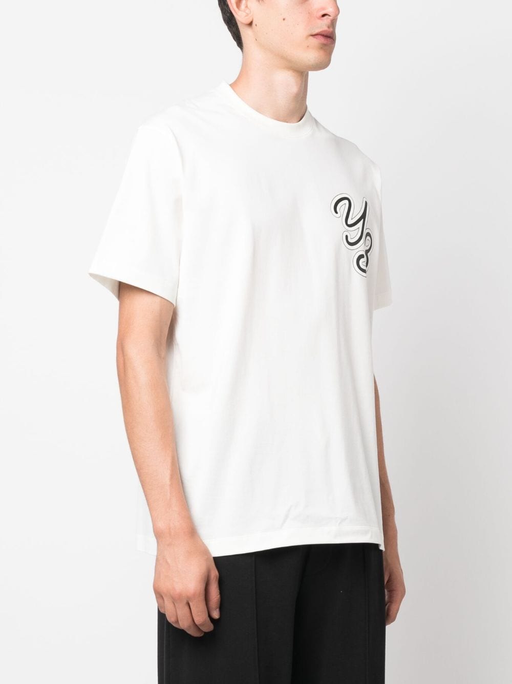 Y-3 T-shirts and Polos White-Y-3-S-Urbanheer