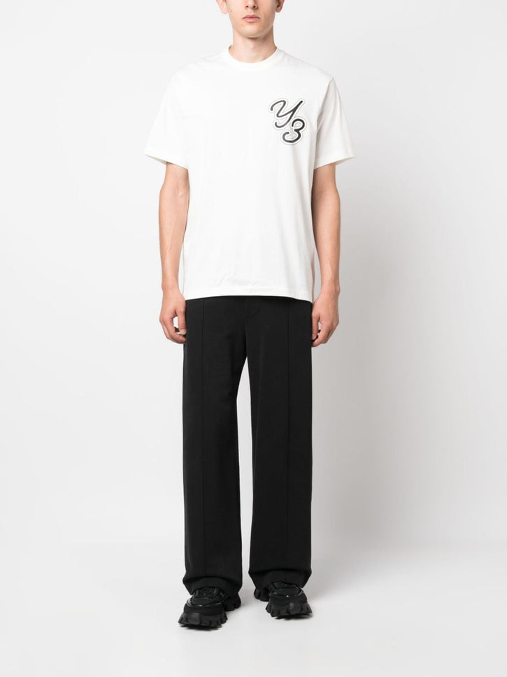 Y-3 T-shirts and Polos White-Y-3-S-Urbanheer