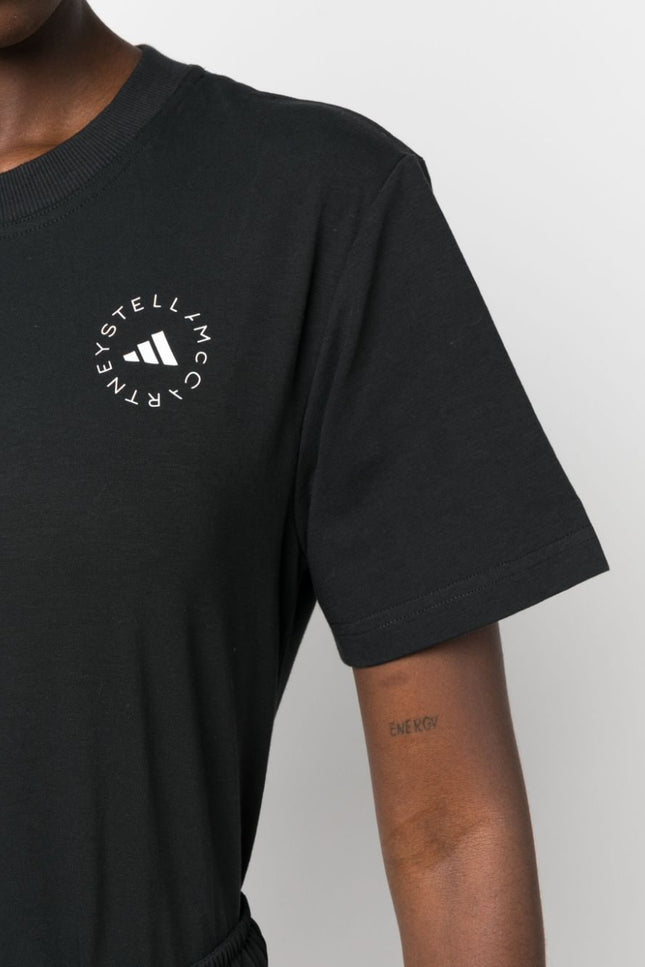 Adidas By Stella McCartney T-shirts and Polos Black-Adidas By Stella Mccartney-XS-Urbanheer