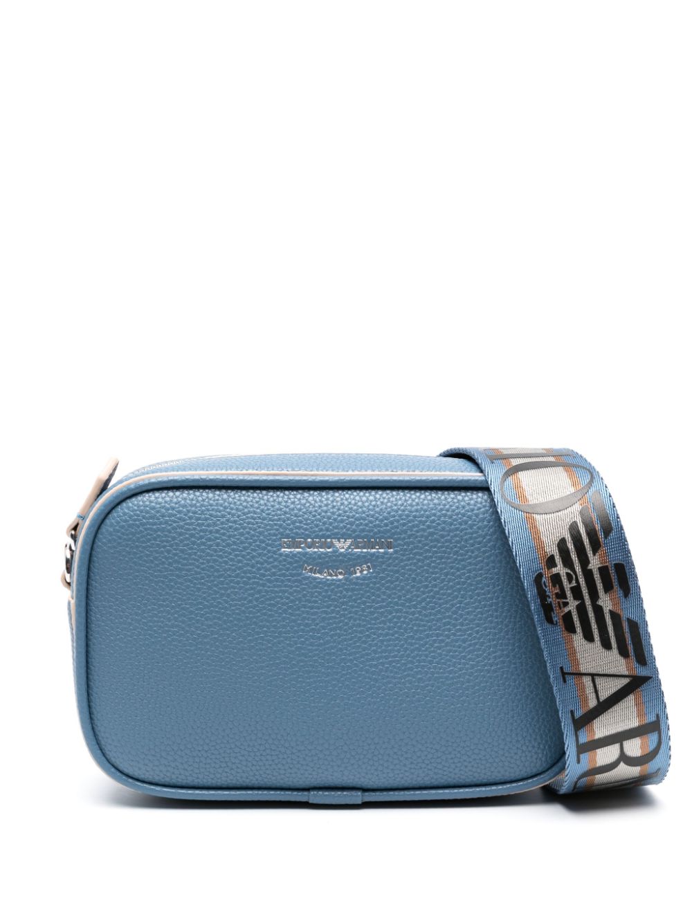 Buy Emporio Armani Women Blue Solid Medium-Size Satchel Bag Online - 716881  | The Collective