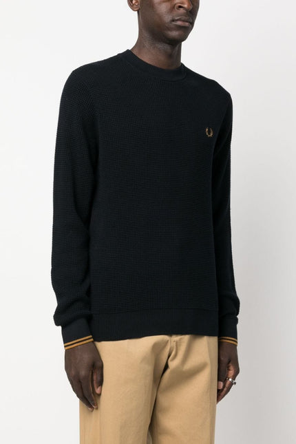 Fred Perry Sweaters Blue-Fred Perry-S-Urbanheer