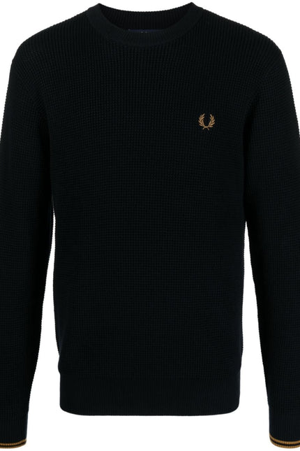 Fred Perry Sweaters Blue-Fred Perry-S-Urbanheer