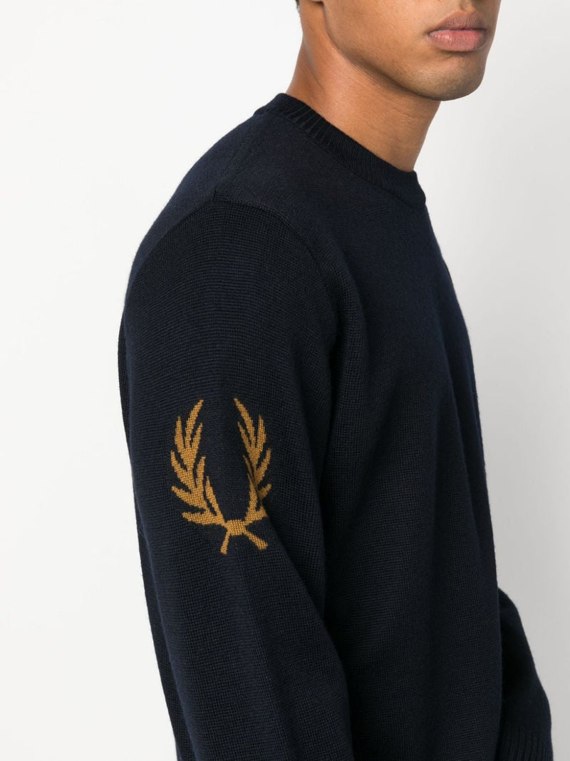 Fred Perry Sweaters Blue-Fred Perry-XL-Urbanheer