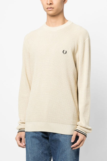 Fred Perry Sweaters Beige-Fred Perry-XL-Urbanheer