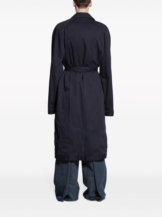 Balenciaga Coats Blue-Balenciaga-S-Urbanheer