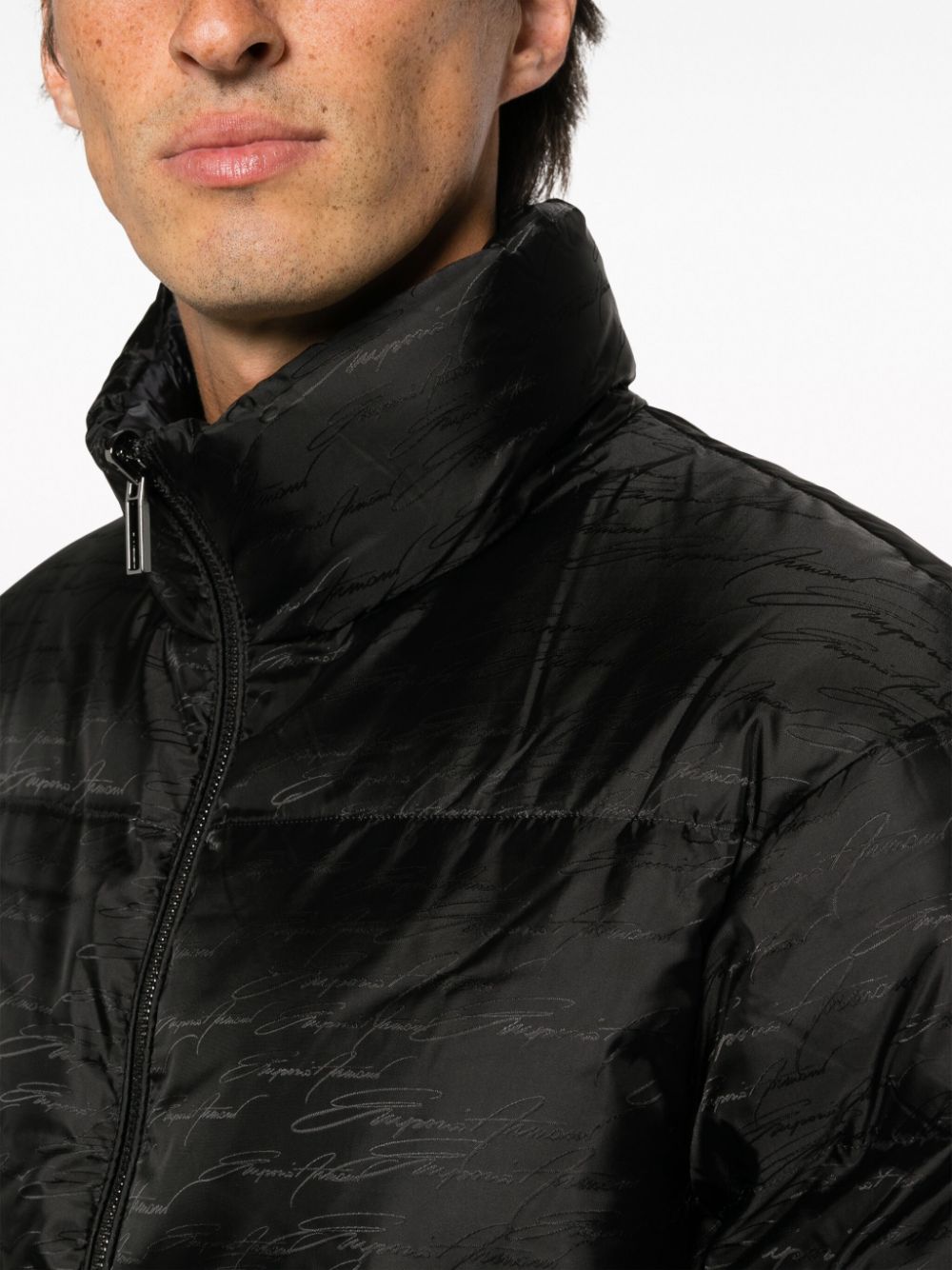 Armani coat clearance black