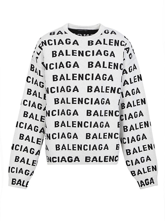 Balenciaga Sweaters White-Balenciaga-Urbanheer