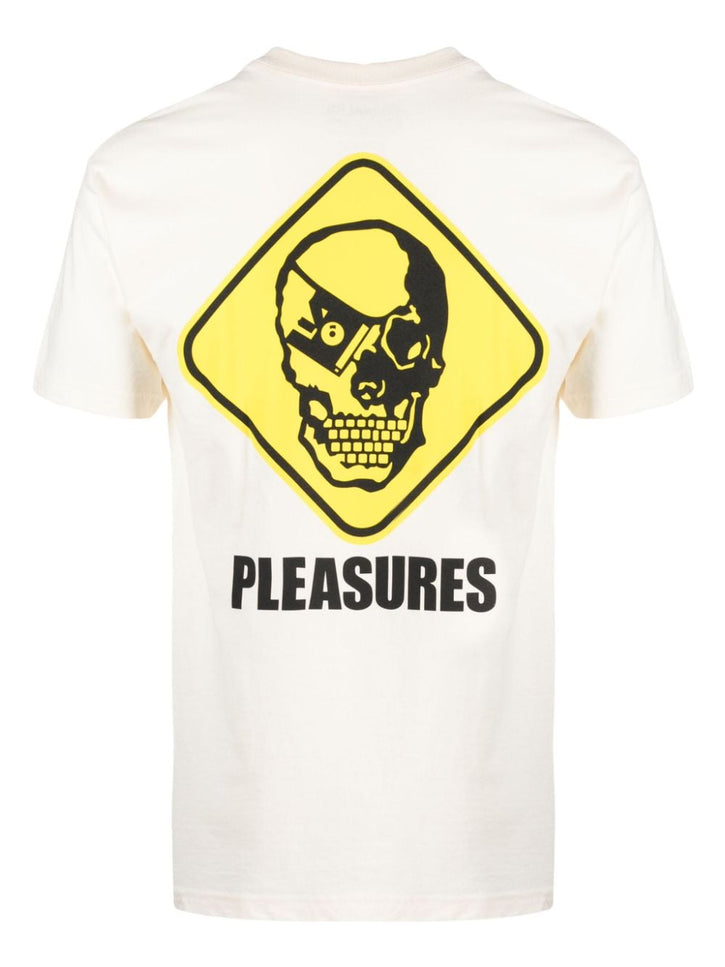 Pleasures T-shirts and Polos Beige-Pleasures-Urbanheer