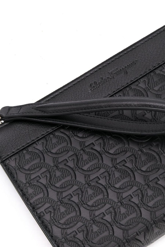 Ferragamo Wallets Black-Ferragamo-UNI-Urbanheer