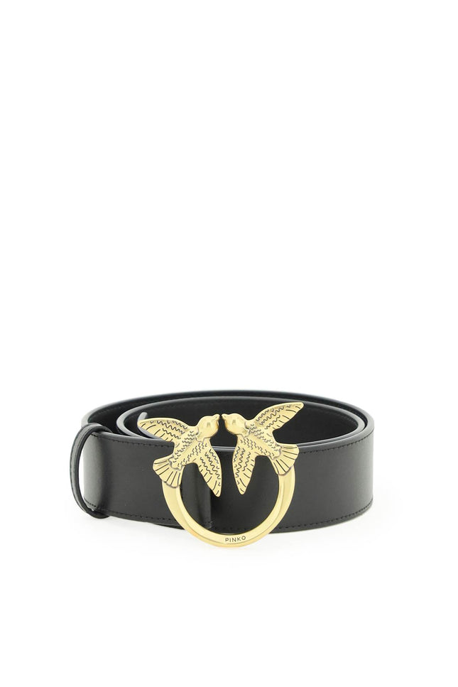 Pinko love birds leather belt-Pinko-Urbanheer