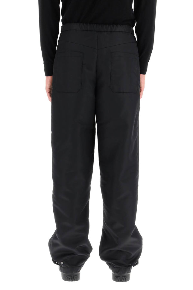 Valentino nylon cargo pants with roman stud detail-Valentino-46-Urbanheer