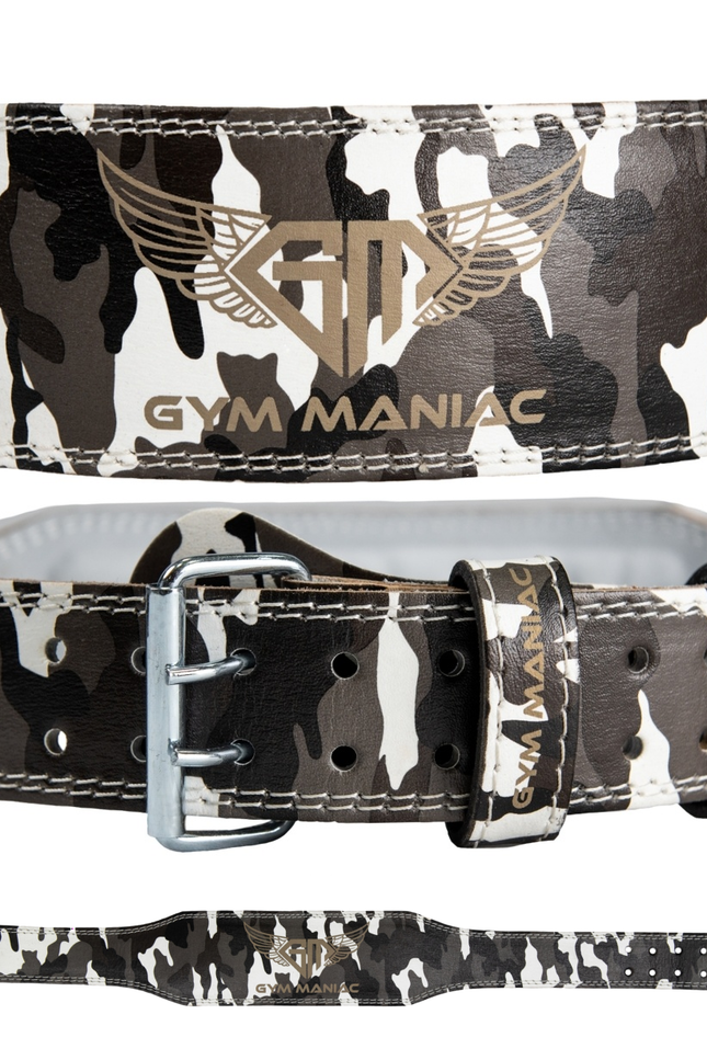 Gym Maniac GM Weight Lifting Belt - Camo-Gym Maniac GM s.r.o.-Urbanheer