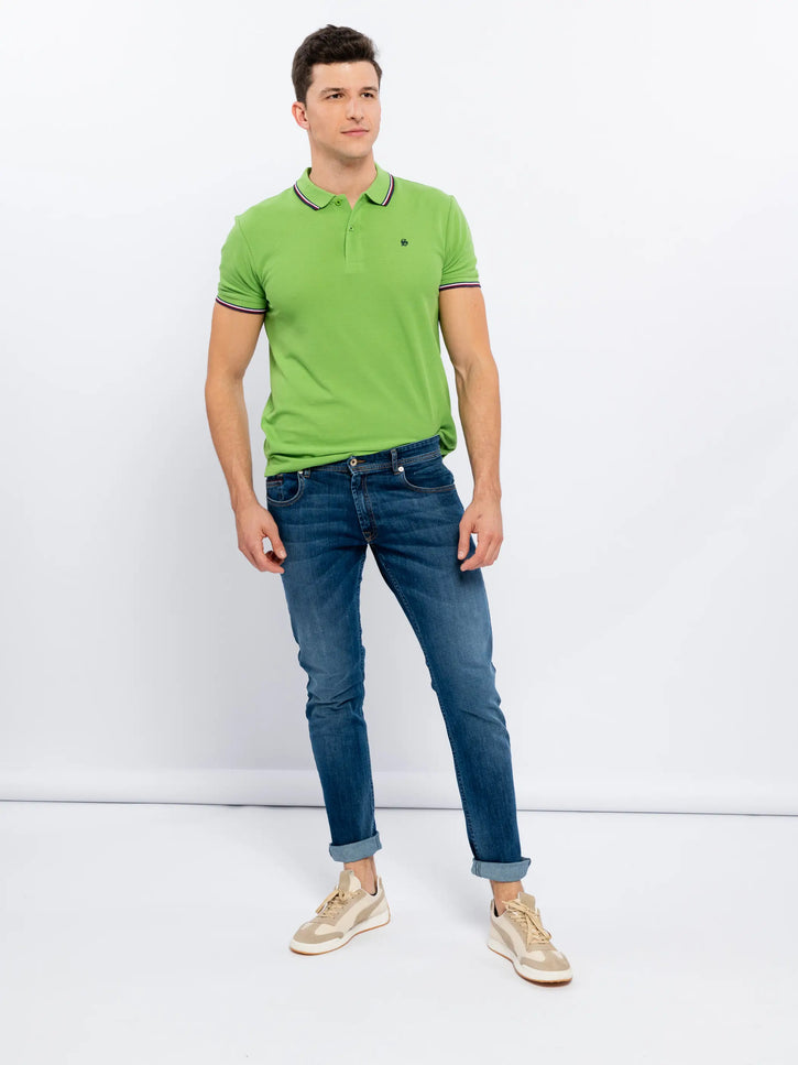 Green Polo T-Shirt-SMF-Urbanheer