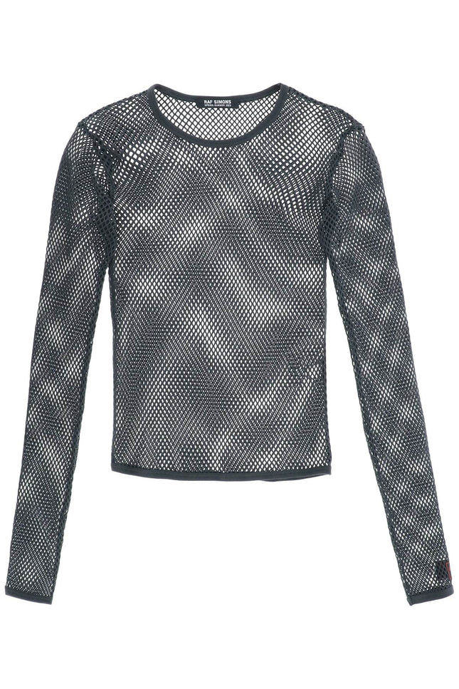 Raf simons long sleeve fishnet knit t-shirt-Raf Simons-Urbanheer