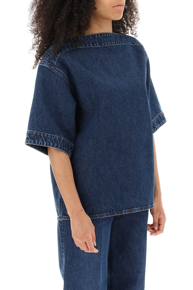 Toteme boxy denim top-Toteme-Urbanheer