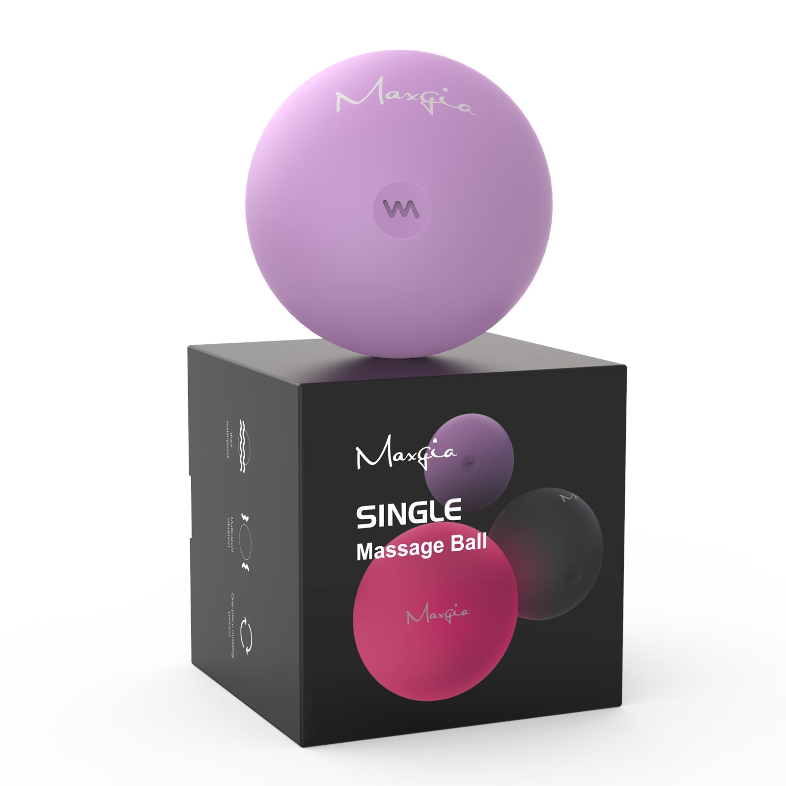 Maxgia 5 Speeds Vibrating Massage Ball, Roller Ball, Purple – Urbanheer