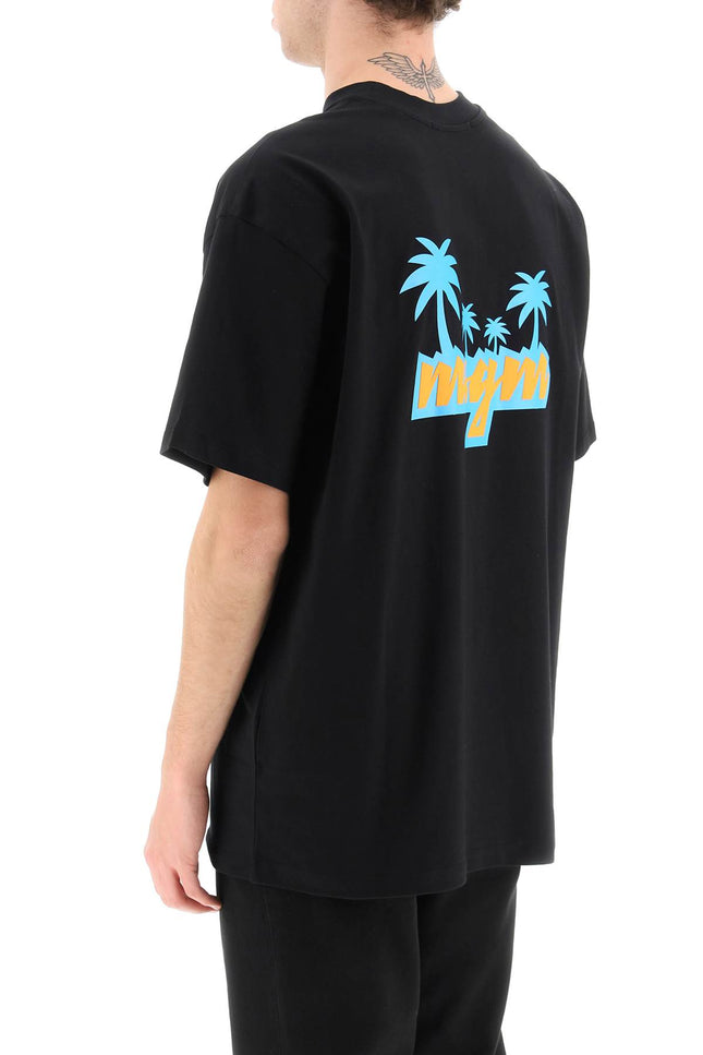 Msgm raised logo print t-shirt-MSGM-L-Urbanheer