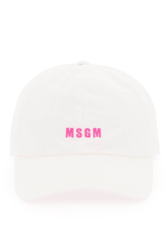 Msgm fluo logo baseball cap-MSGM-Urbanheer