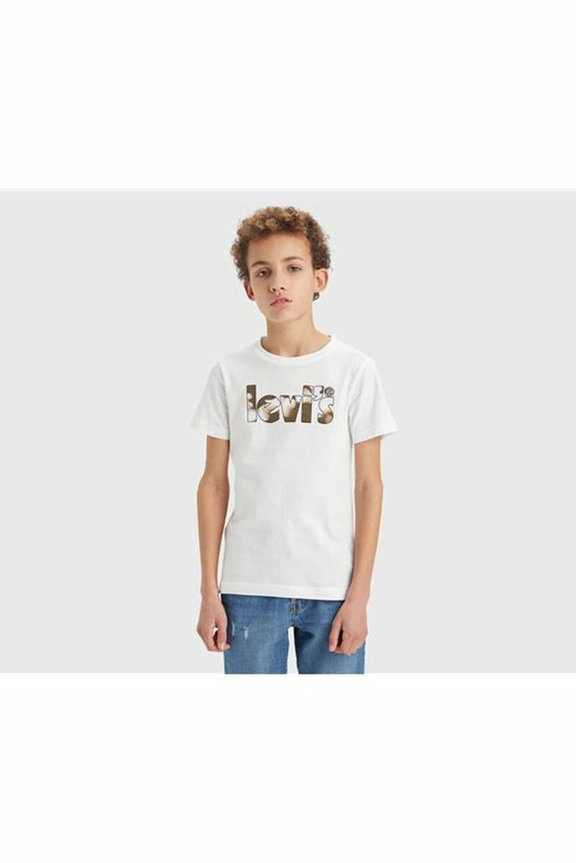 T-shirt Levi's Camo Poster Logo Bright 60732 White-Levi's-Urbanheer