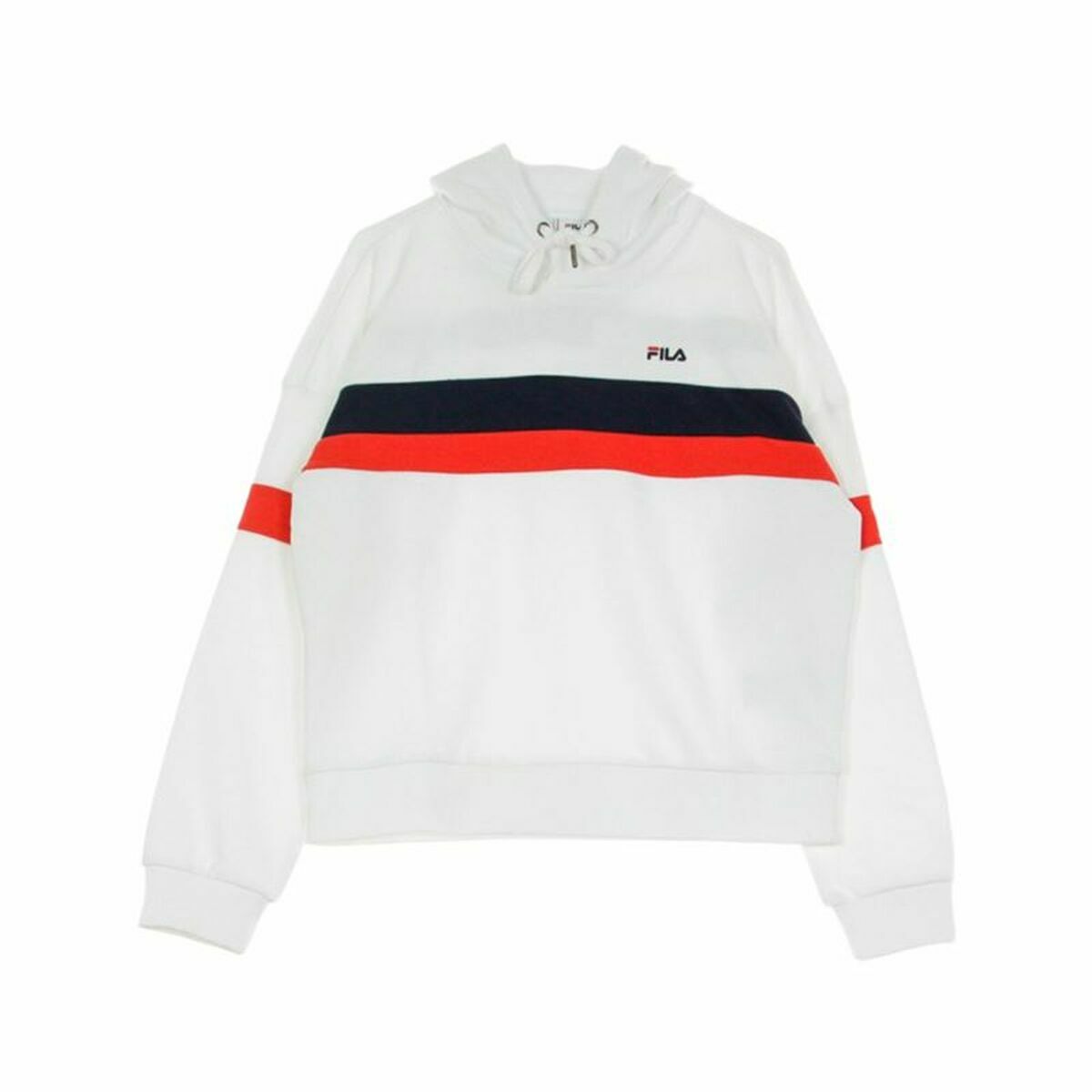 Women’s Hoodie Fila Ella White-Sports | Fitness > Sports material and equipment > Sports sweatshirts-Fila-Urbanheer