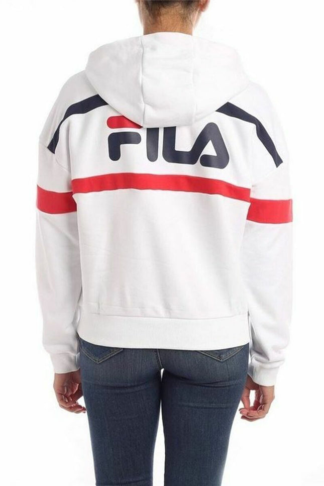 Women’s Hoodie Fila Ella White-Sports | Fitness > Sports material and equipment > Sports sweatshirts-Fila-Urbanheer