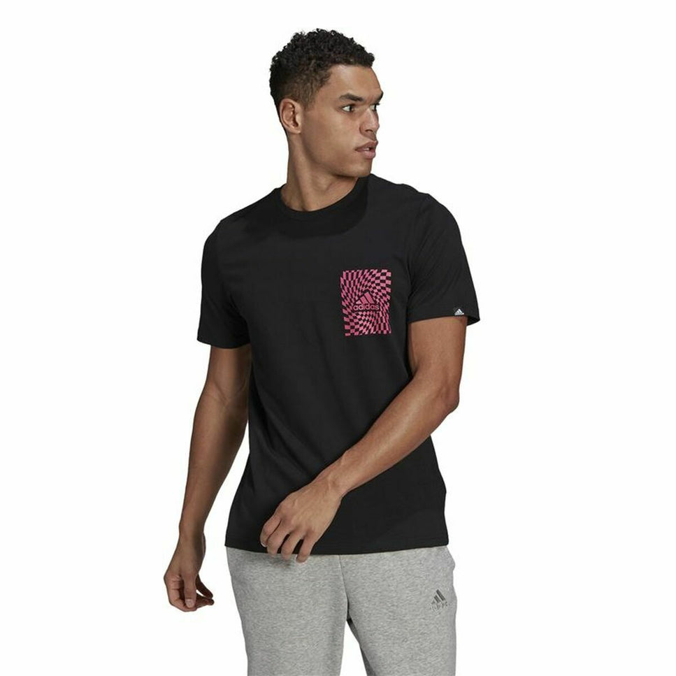 Men’S Short Sleeve T-Shirt Adidas Race-Clothing - Men-Adidas-S-Urbanheer