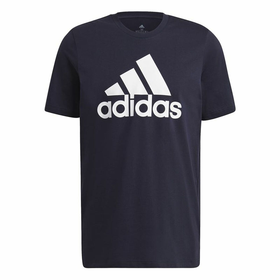 T-shirt Essentials Big Logo Adidas Legend Ink Blue-Adidas-Urbanheer