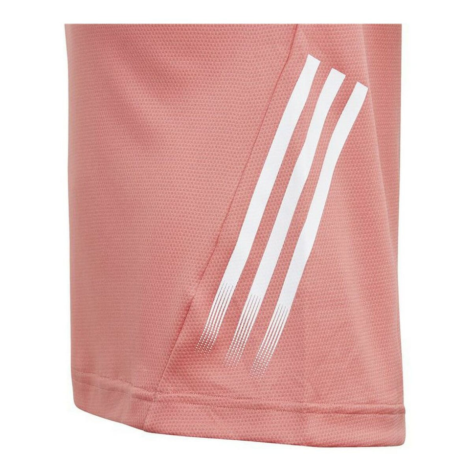 Child's Short Sleeve T-Shirt Adidas Aeroready Salmon-Adidas-Urbanheer