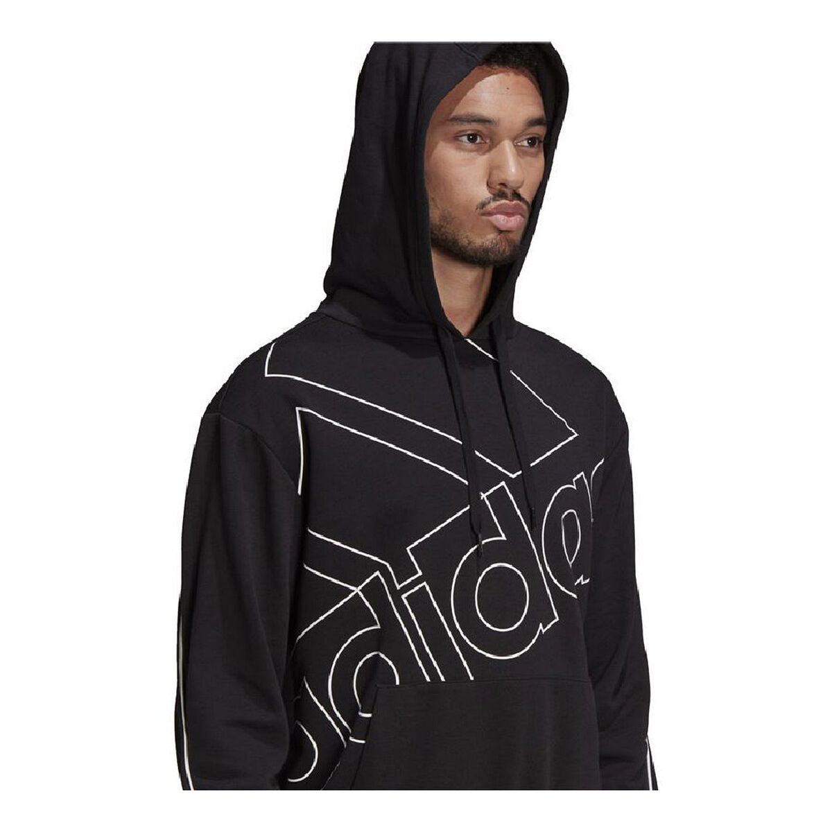 Men’s Hoodie Adidas Giant Black-Adidas-Urbanheer