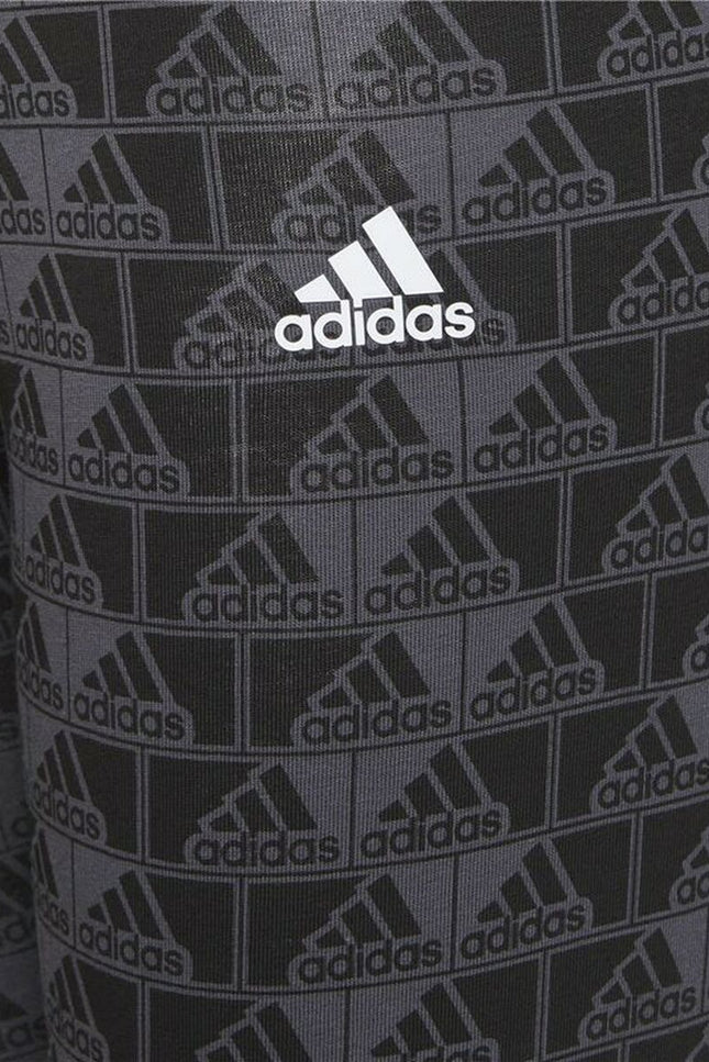 Sports Leggings Adidas Essentials Logo Grey-Adidas-Urbanheer