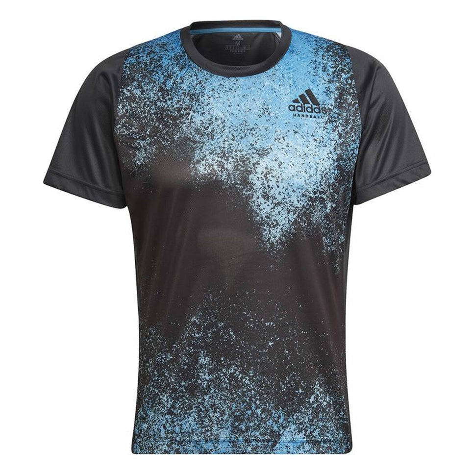 Men’s Short Sleeve T-Shirt Adidas Black-Clothing - Men-Adidas-Urbanheer