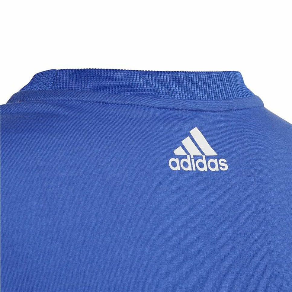 Child's Short Sleeve T-Shirt Adidas Predator Blue-Adidas-Urbanheer