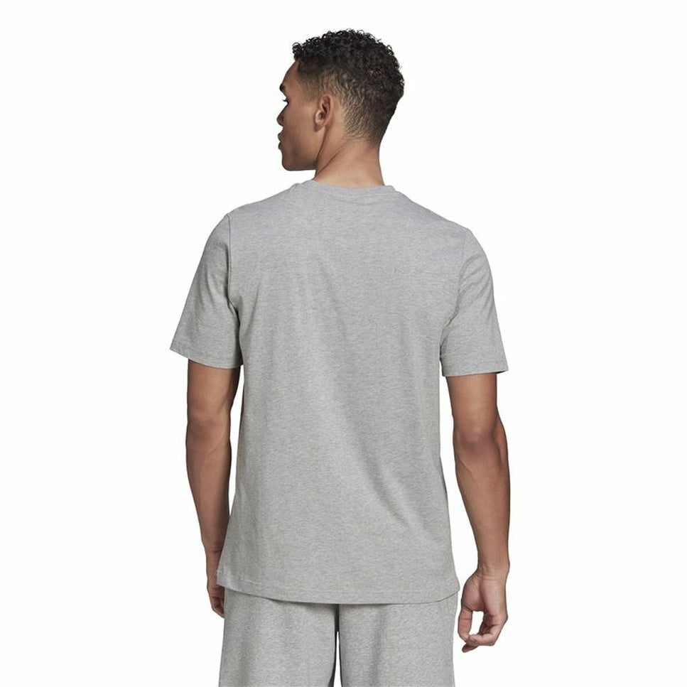 Men’S Short Sleeve T-Shirt Adidas Essentials Feelcomfy Grey-Adidas-Urbanheer