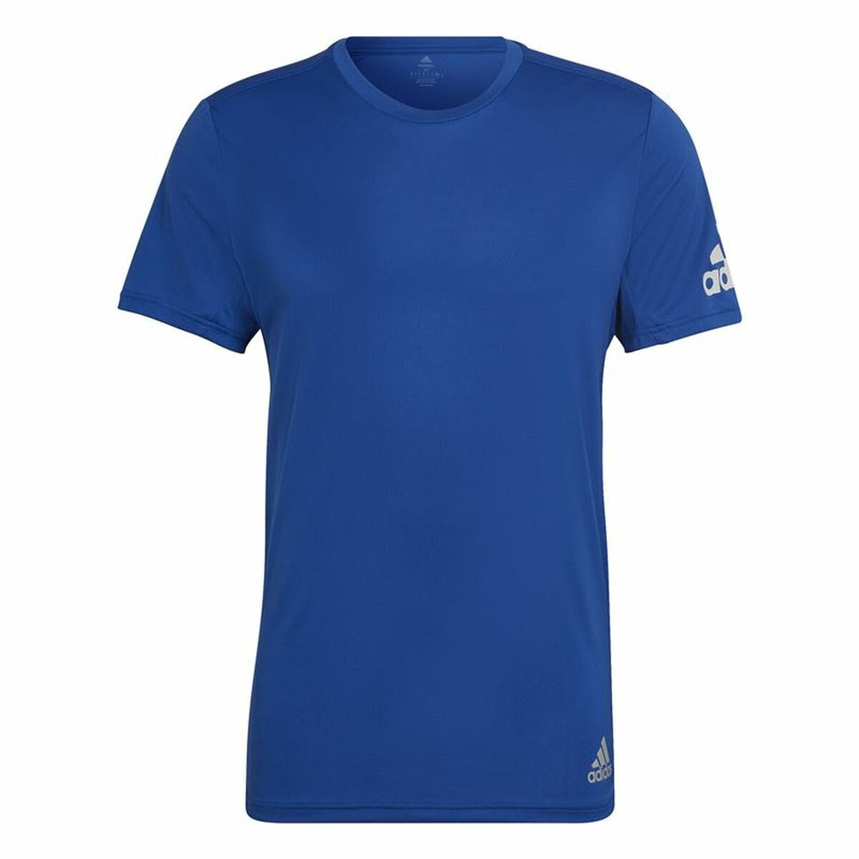 T-shirt Adidas Run It Blue-Adidas-Urbanheer