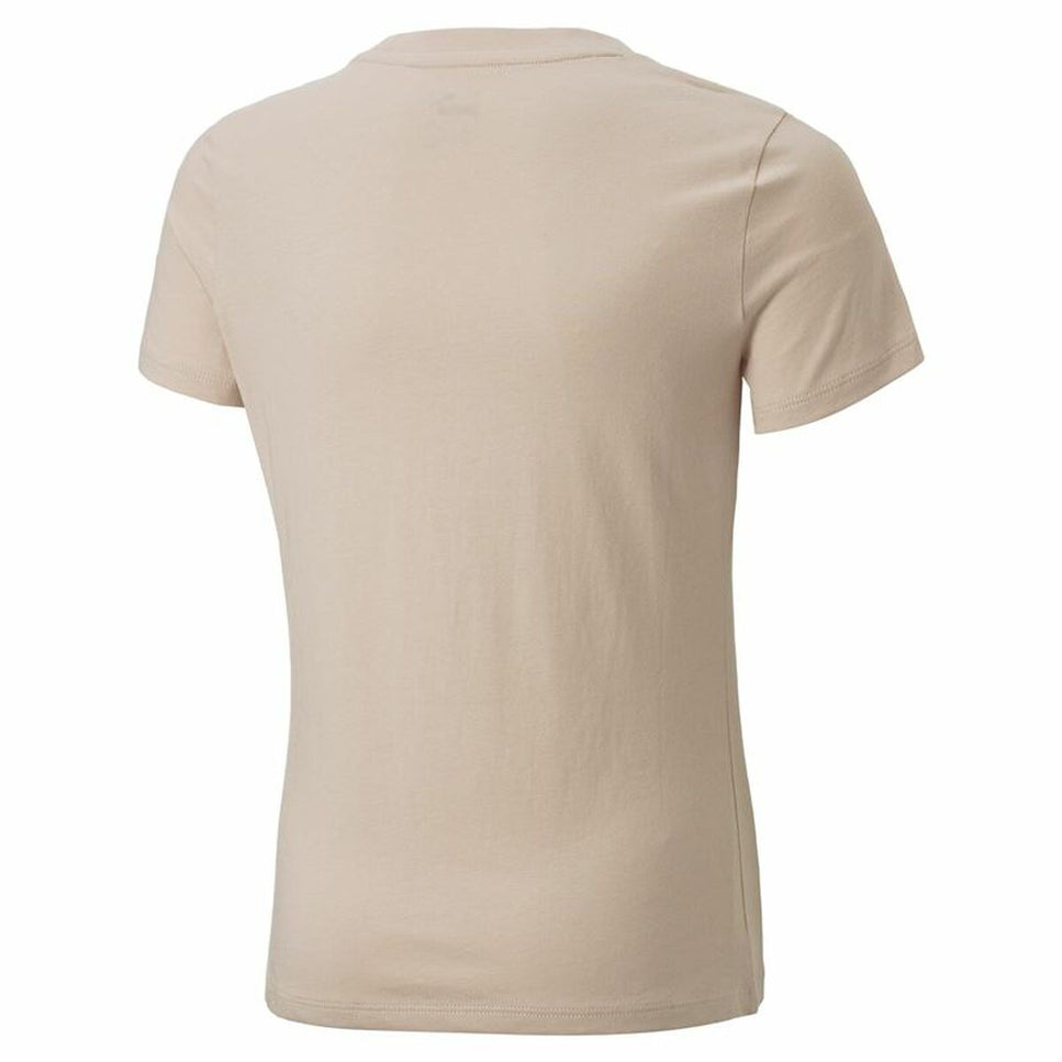 Child'S Short Sleeve T-Shirt Puma Beige-Sports | Fitness > Sports material and equipment > Sports t-shirts-Puma-Urbanheer