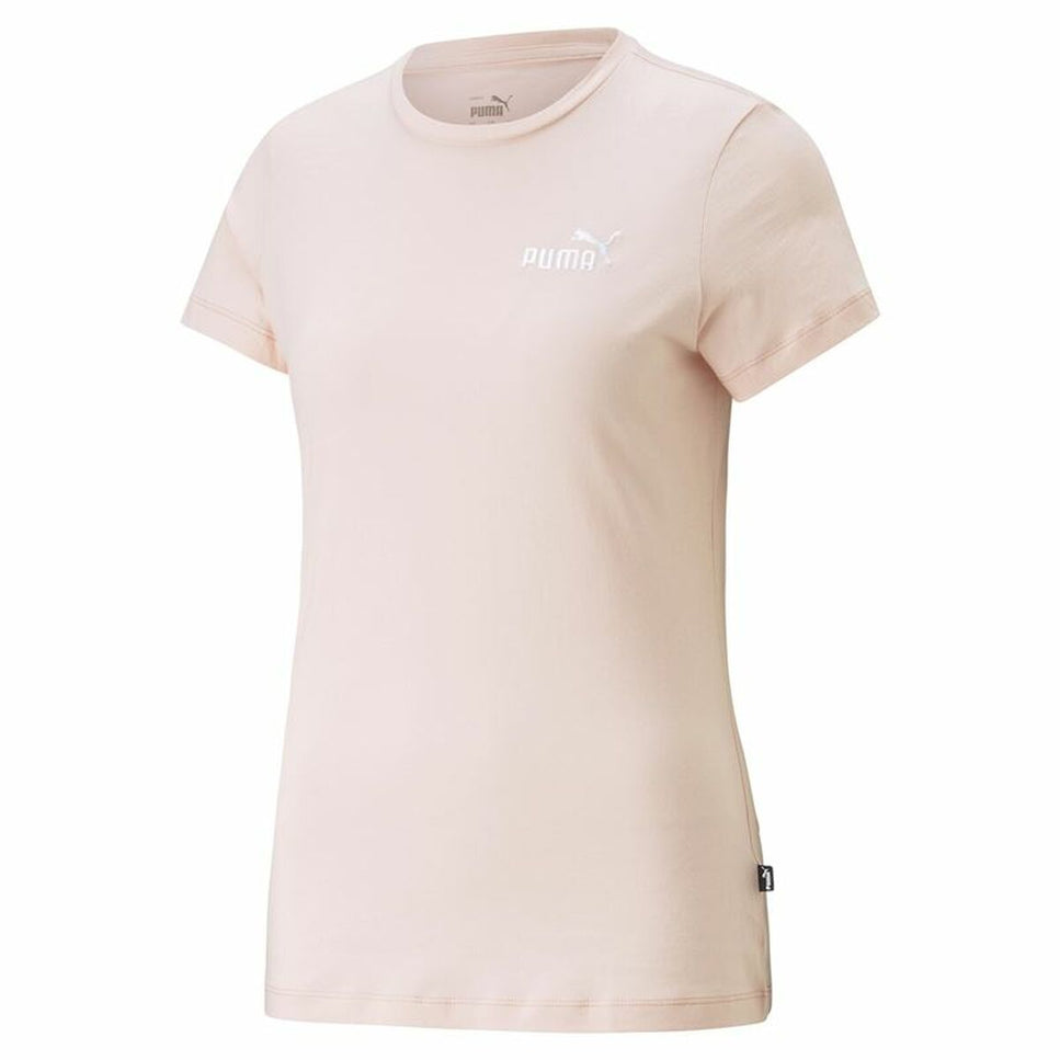 T-Shirt Puma Ess+ Embroidery Beige-Sports | Fitness > Sports material and equipment > Sports t-shirts-Puma-Urbanheer