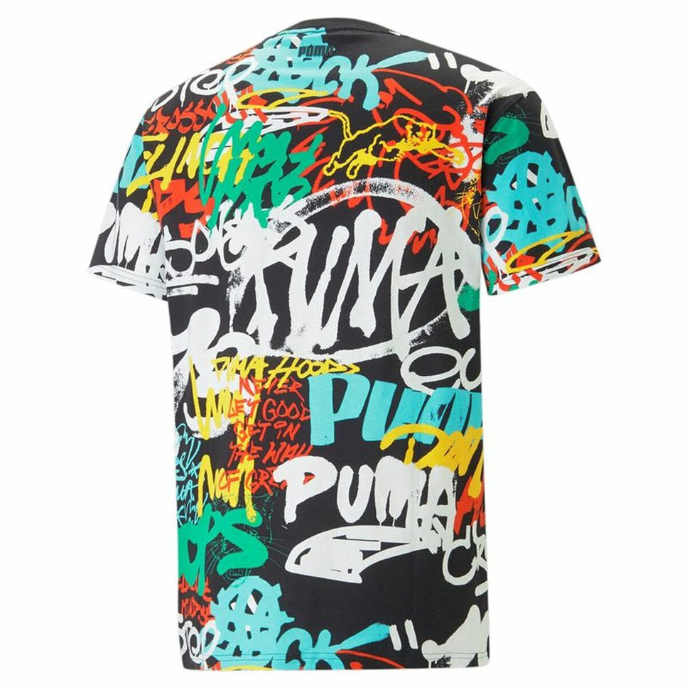 T-shirt Puma Graffiti Black Unisex-Puma-Urbanheer