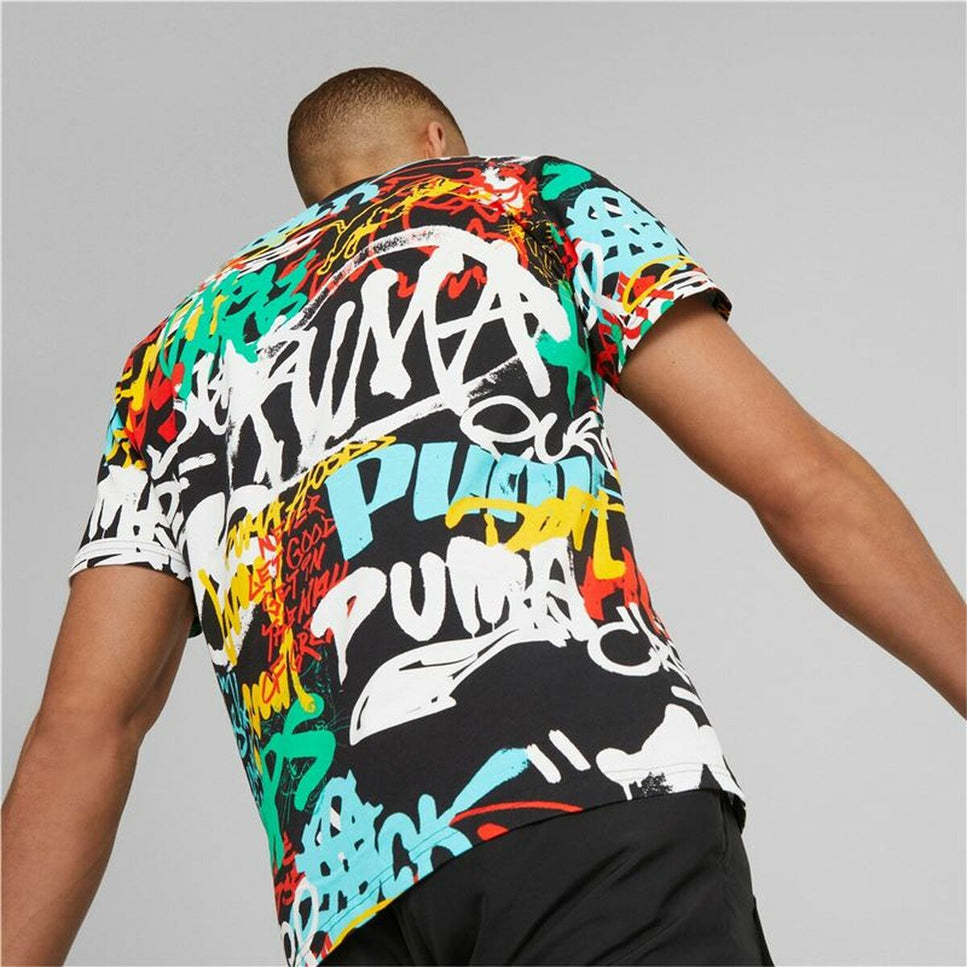 T-shirt Puma Graffiti Black Unisex-Puma-Urbanheer