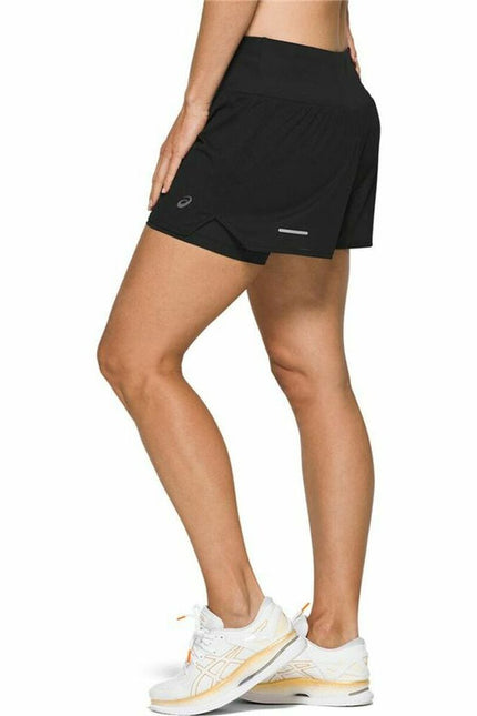 Sports Shorts For Women Asics Ventilate 2-N-1 Black-Asics-Urbanheer