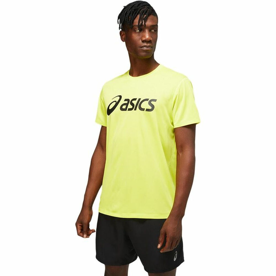 Men’s Short Sleeve T-Shirt Asics Core Yellow-Clothing - Men-Asics-Urbanheer